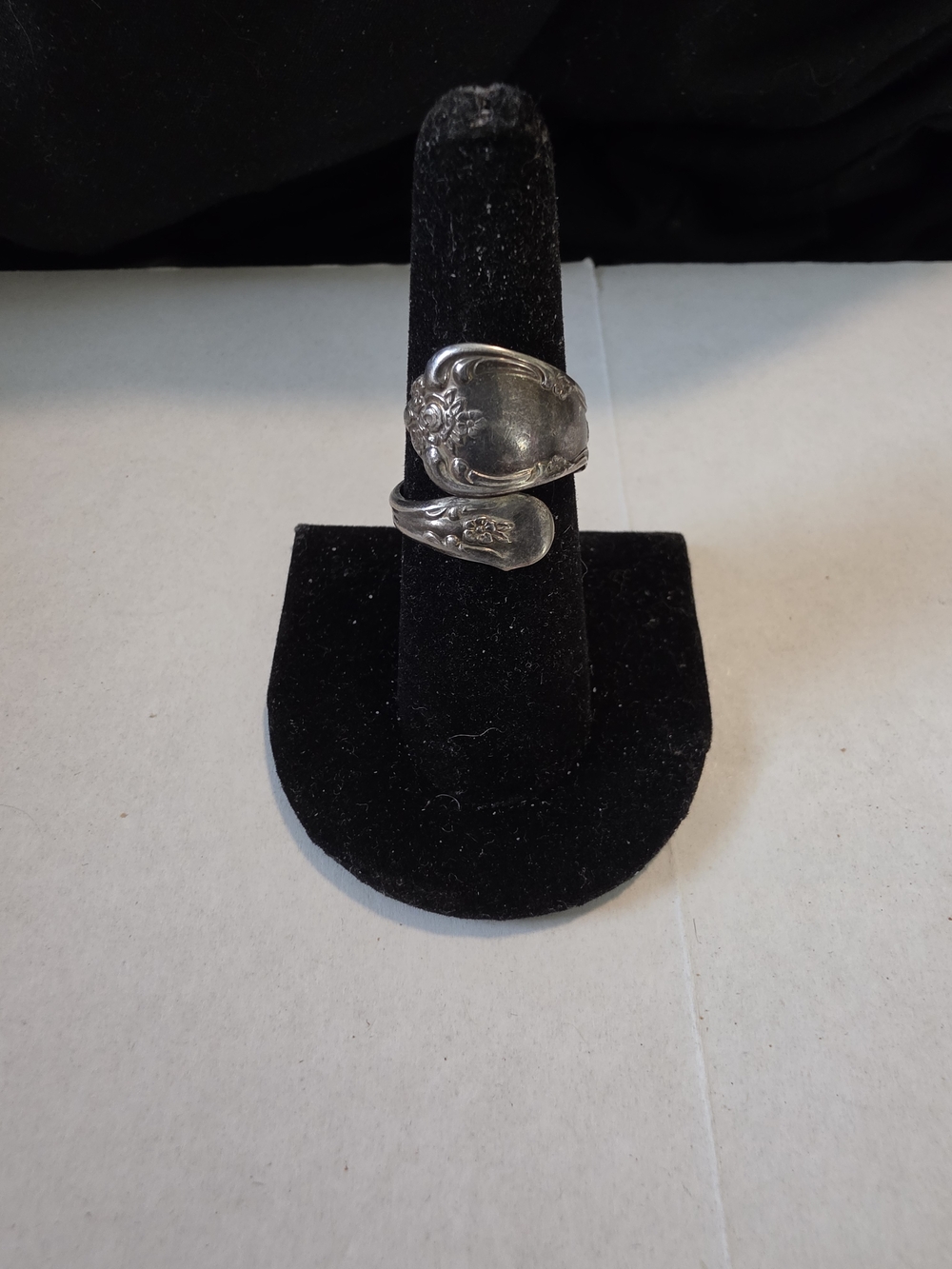 Vintage Silver Plated Spoon Ring